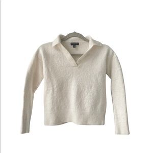 Banana Republic Cream Alpaca Wool Cardigan Sweater